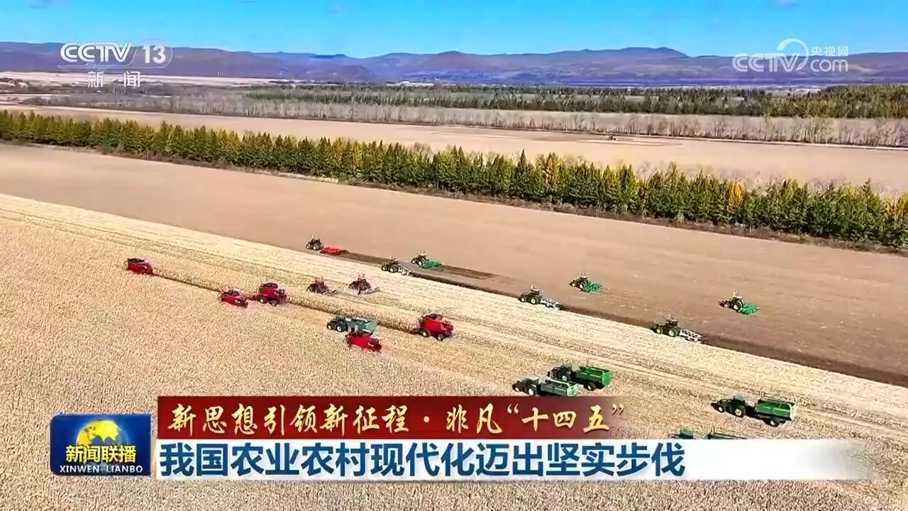 【新思想引领新征程·非凡“十四五”】我国农业农村现代化迈出坚实步伐